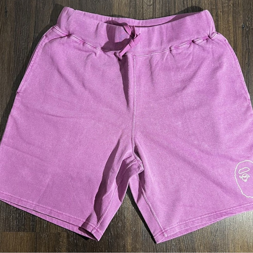 BAPE Overdyed Wide Index Card Shorts